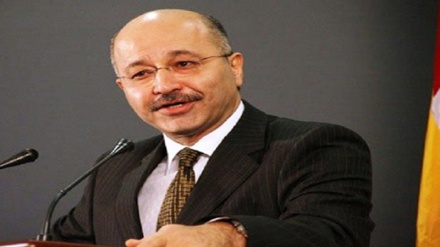 پیرۆزبایی کەسایەتییە عێراقییەکان لە سەرۆک کۆماری تازەی عێراق