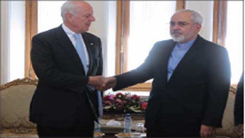 Zərif və De Mistura Suriya böhranını dəyərləndiriblər
