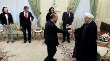 İtaliyanın xarici işlər və iqtisadi inkişaf nazirlərinin Ruhani ilə görüşü