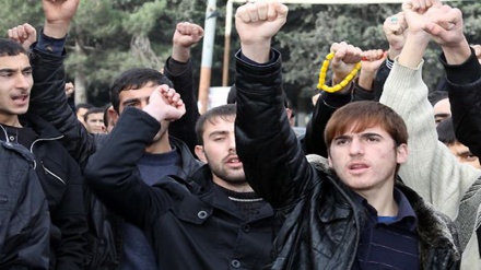 Bakıda Gürcüstan səfirliyi önündə etiraz aksiyası keçirilib