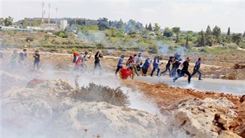 Fələstinlilərin etiraz aksiyası sionist hərbçilər tərəfindən repressiya edildi