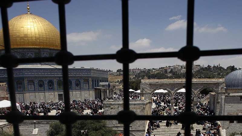 مسجدالاقصی کے خلاف اسرائیلی فیصلے پر فلسطینیوں کا احتجاج