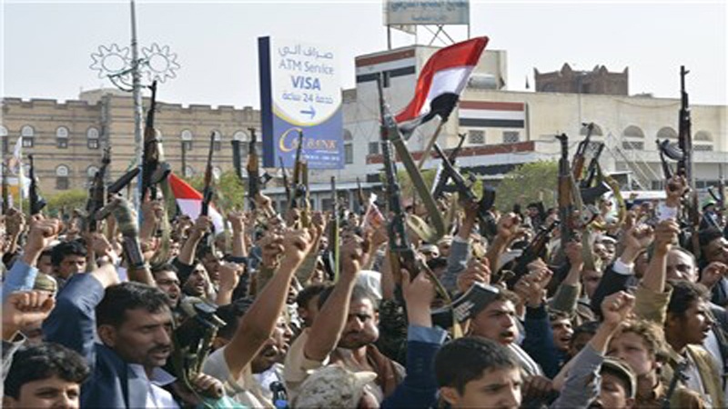 یمن پر آل سعود کی جارحیت کے خلاف مظاہرے