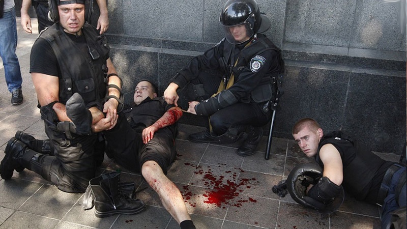 Ukrayna çaxnaşmalarında daha bir hərbçi öldürülüb