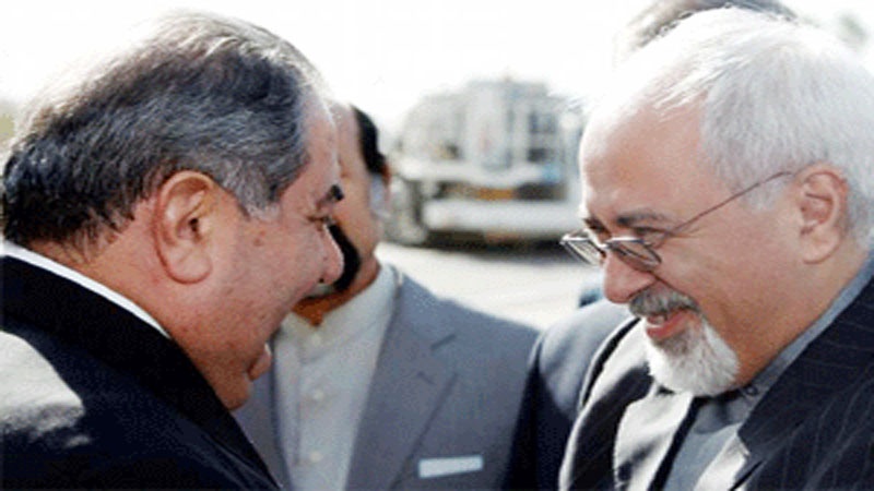 ہوشیار زیباری اور جواد ظریف