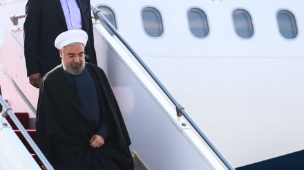صدر مملکت ڈاکٹر حسن روحانی نیویارک سے تہران واپس پہنچ گئے ہیں