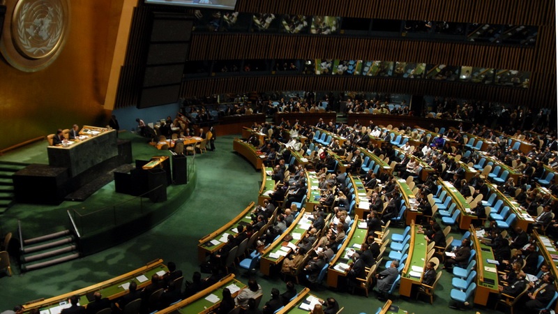 اقوام متحدہ میں فلسطین کی سرنوشت کے تعین کے حق کی قرار داد منظور