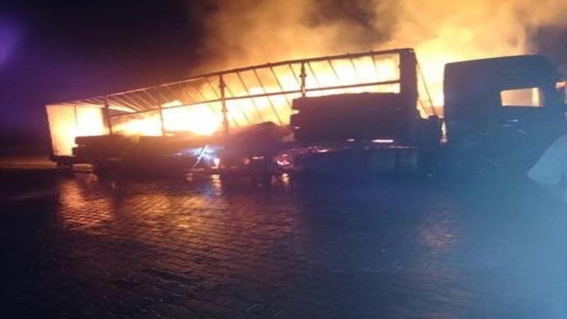 Hêzên PKK`ê agir bi heft kamyûnên Komara Azerbaycanê vedan