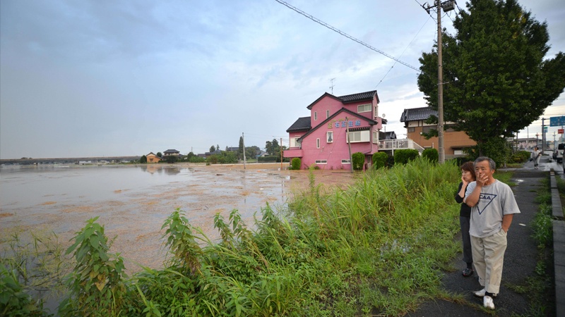جاپان میں طوفانی بارش 38افراد ہلاک 19 لاکھ بے گھر