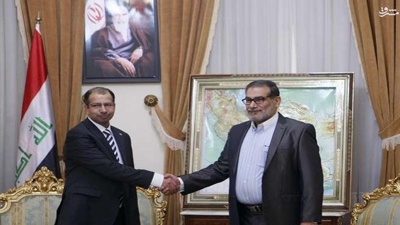 ایران کی قومی سلامتی کونسل کے سیکریٹری سے عراقی پارلیمنٹ کے اسپیکر کی ملاقات