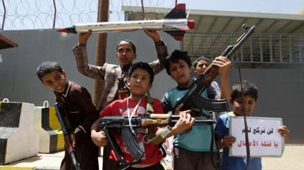 Protest jemenske djece zbog saudijskih zračnih napada