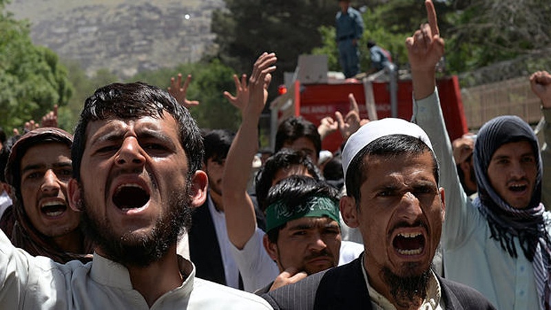 کابل میں فوج کی حمایت میں مظاہرہ