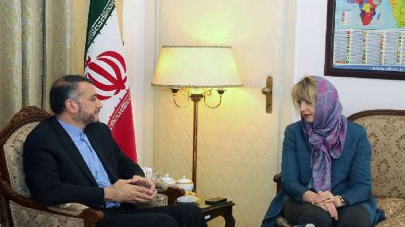 ایران اور یورپی یونین کے عہدیداروں کی تہران میں ملاقات