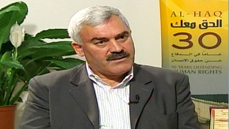 انسانی حقوق کے امور میں سرگرم عمل فلسطینی ادارے کے سربراہ شعوان جبارین