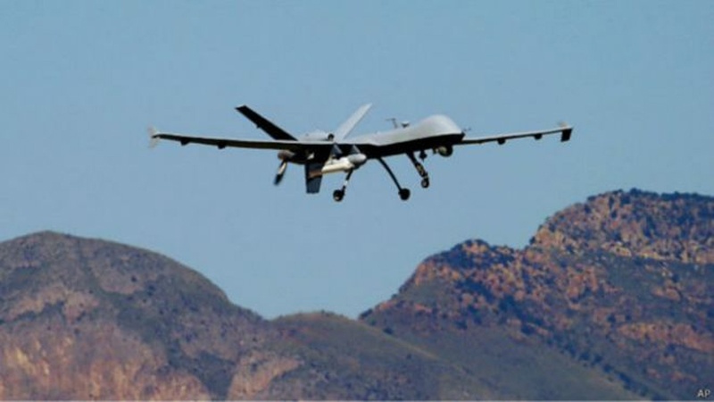 افغانستان و پاکستان کے سرحدی علاقے پر امریکی ڈرون حملہ 