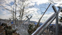 Izgradnja metalne ograde na grčkoj granici