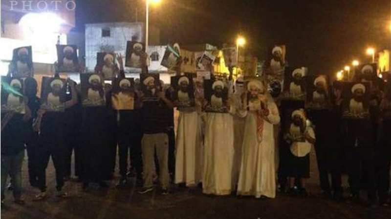 سعودی عرب، قطیف میں شیخ باقر النمر کی حمایت میں عوامی مظاہرہ