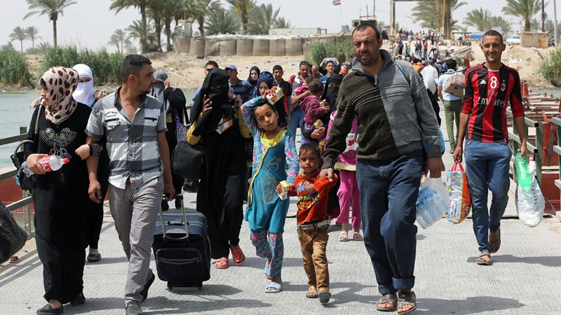 Onlarla iraqlı ailə İŞİD-in mühasirəsindən azad edildi