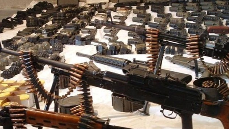   حمص کے الوعر محلے میں اسرائیلی ساخت کے ہتھیاروں کا انکشاف 