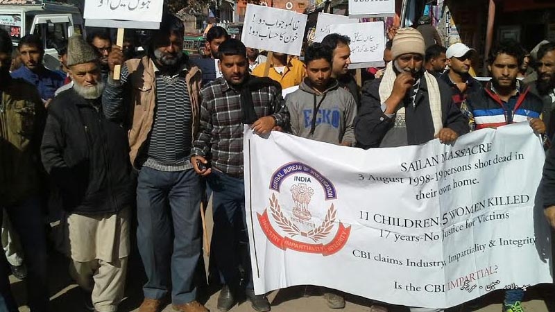 کشمیر میں17 سال قبل 19افراد کا اجتماعی قتل عام پراحتجاجی مہم شروع کرنے کا اعلان کیا گیا ہے۔