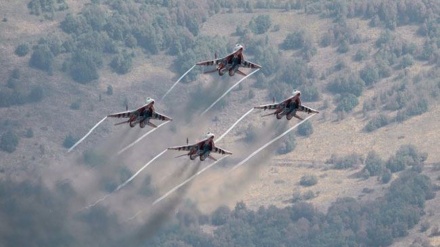 شام میں دہشت گردوں کے ٹھکانوں پر روس اور شام کے ہوائی حملے