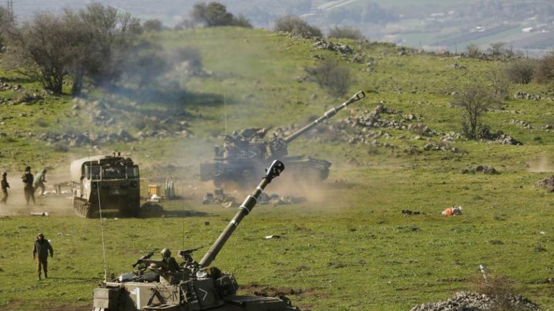 جنوبی لبنان پر غاصب صیہونی فوج کے ہوائی اور توپ خانے کے حملے