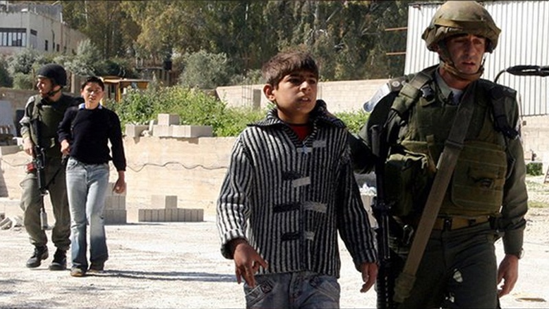 سن 2000 سے اب تک 16500 فلسطینی بچے اسرائیل کے ہاتھوں گرفتار 