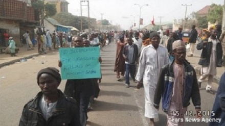 نائیجیریا کے مختلف شہروں میں عوامی مظاہرے، شیخ زکزکی کی رہائی کا مطالبہ