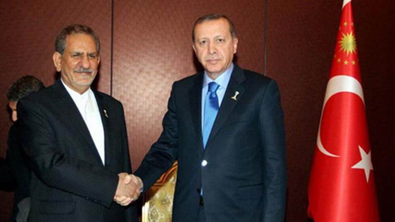 اسلامی جمہوریہ ایران کے نائب صدر اور ترکی کے صدر کی ملاقات