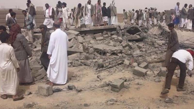 یمن پر سعودی جارحیت کا سلسلہ جاری ہے