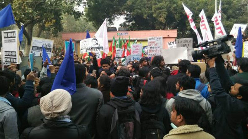 ہندوستان میں اقلیتوں کے خلاف انتہا پسندانہ پالیسیوں کی مخالفت میں عظیم ریلی
