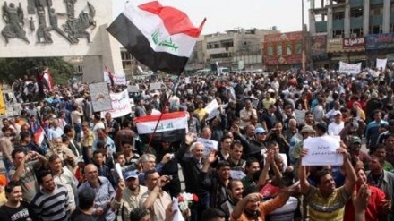 بغداد میں سعودی عرب کے خلاف وسیع احتجاجی مظاہرہ