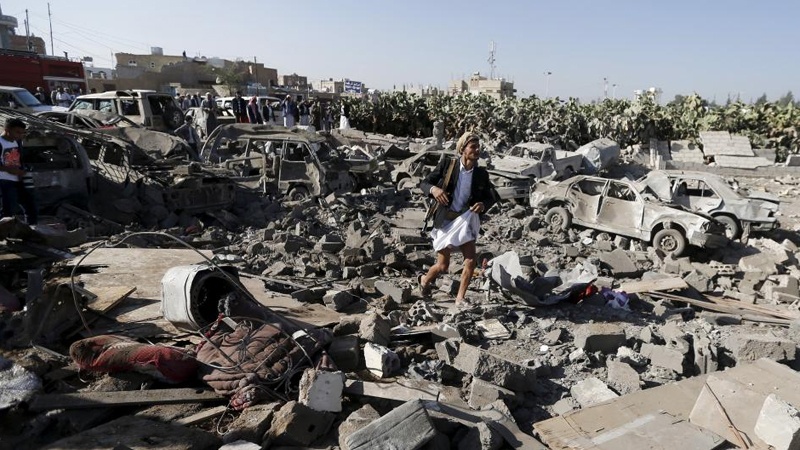 یمن پر سعودی عرب کے حملے بدستور جاری ہیں