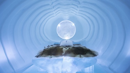 Hotel od leda u Švedskoj