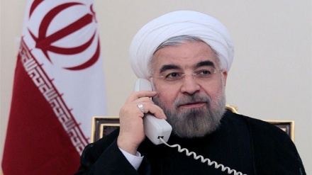 ایران کے صدر ڈاکٹر حسن روحانی اور قطر کے امیر شیخ تمیم بن حمد آل ثانی کی ٹیلی فونک گفتگو