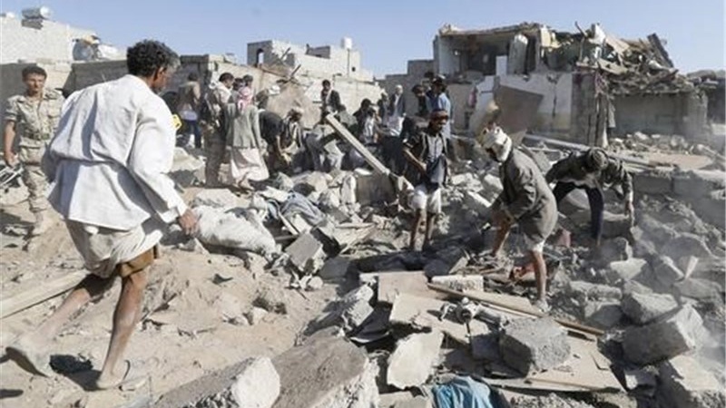 یمن: صنعا کے متعدد رہائشی علاقوں پر آل سعود کے لڑاکا طیاروں کی بمباری