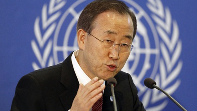 اقوام متحدہ کے سیکریٹری جنرل بان کی مون