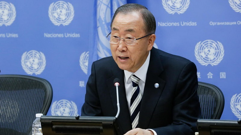 شام کے بحران کو فوجی طریقے سے حل نہیں کیا جاسکتا: اقوام متحدہ کے سیکریٹری جنرل بان کی مون