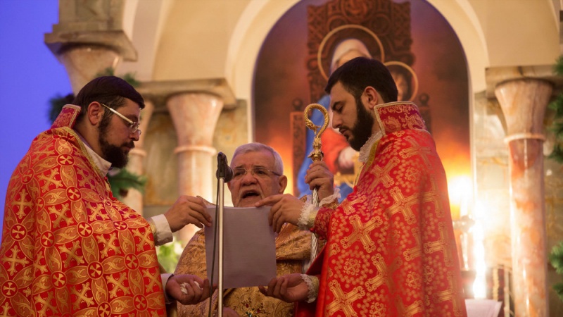 Birêvebirina merasima sala nû ya zayînî li kilîseya  Sekîs a pîroz