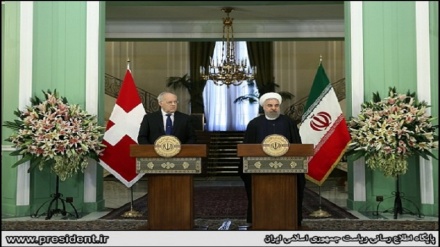 ایران اور سوئزر لینڈ کے صدور کی مشترکہ پریس کانفرنس