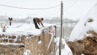 Snijeg i hladnoća u historijskom selu Kandovan