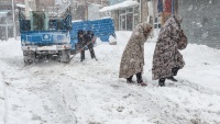 Snijeg i hladnoća u historijskom selu Kandovan