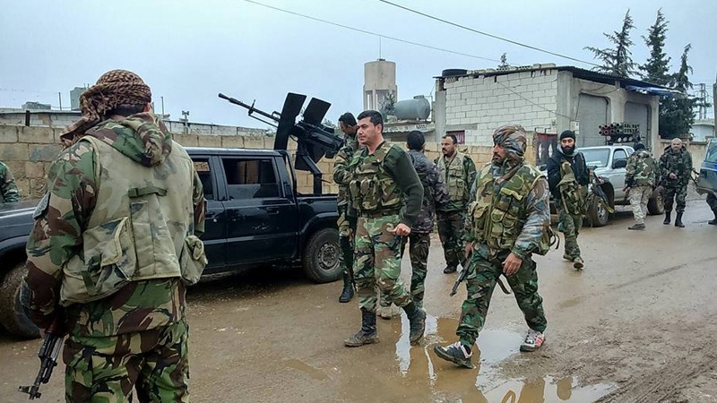 شام کے مختلف علاقوں میں فوج کی پیشقدمی جاری