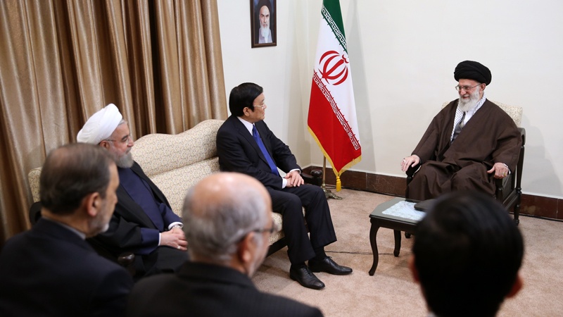 وینتامی صدر کی رہبرانقلاب اسلامی سے ملاقات