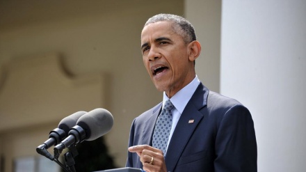 ہم ایٹمی توانائی سے استفادے کے لئے ایران کے حق کو تسلیم کرتے ہیں: اوباما
