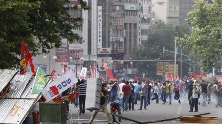 Türkiyənin Qəhrəmanmaraş vilayətində hökumət əleyhinə aksiya 