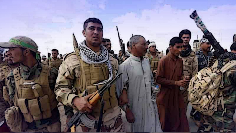 İraqlı xalq qüvvələri Suriya sərhədində yerləşən Təl Səfəvi keçidini azad edib

