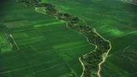 Pogled iz zraka na krajolik pokrajine Golestan