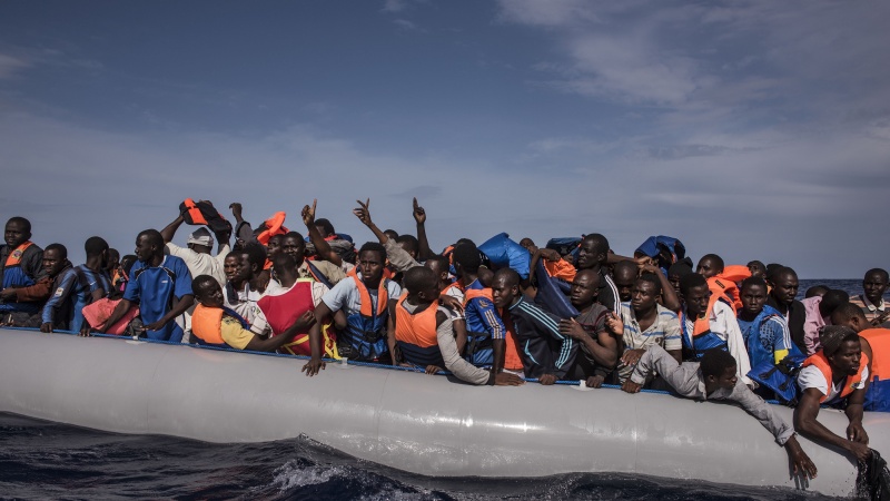 بحیرہ روم میں 90 پناہ گزینوں کی ہلاکت