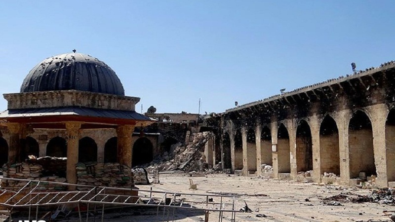 حلب کی مسجد پر حملہ، درجنوں شہید اور زخمی 